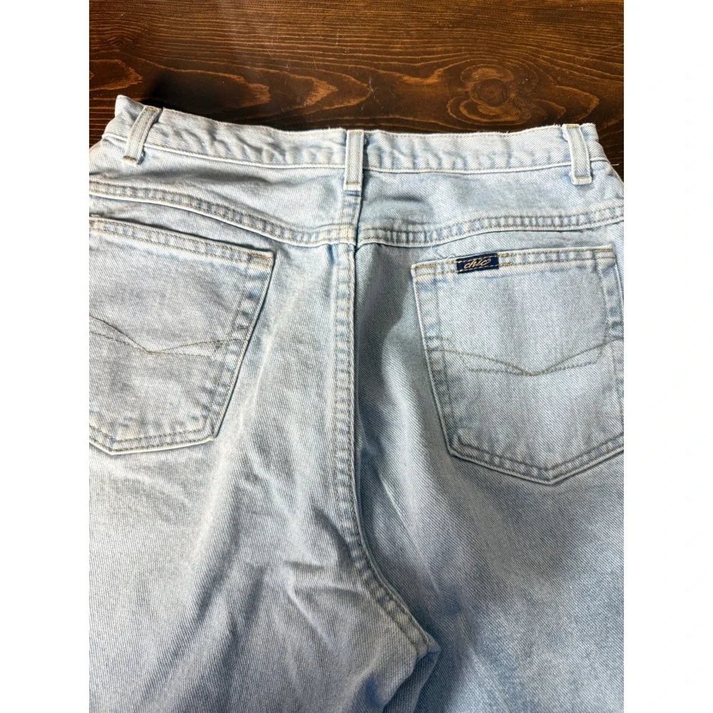 Chic Womens Jeans Light Wash High Waist Relaxed Fit Classic Denim‎ Mom Jeans